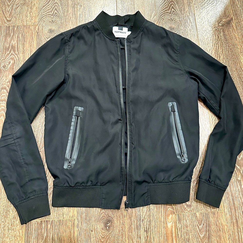 Topman Athletic Bomber Jacket - Size Small S